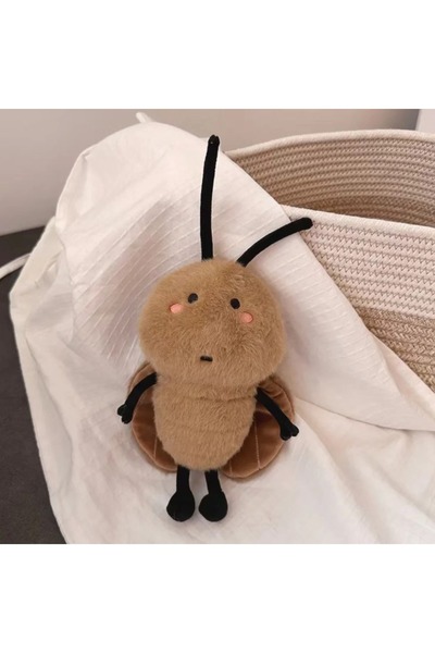 Choice 2 دمية صرصور إبداعية لطيفة ومضحكة من القطيفة، صراصير مضحكة، قلادة هدية...