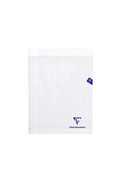 Clairefontaine Τετράδιο A4+ (24 x 32 cm) με συρραφή, 24 φύλλα, εξώφυλλο PP, γ...
