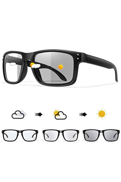 Choice R8 Simple Fashion Photochromic Cycling Sunglasses Men Women Outdoor Sport Mtb Bicycle Eyewear Square