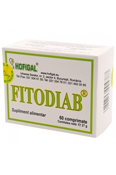 Hofigal Fitodiab 60 comprimate