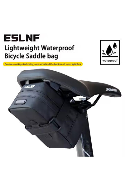 Choice حقيبة ESLNF سوداء اللون أسفل مقعد الدراجة، حقيبة أدوات ركوب الدراجات ا...