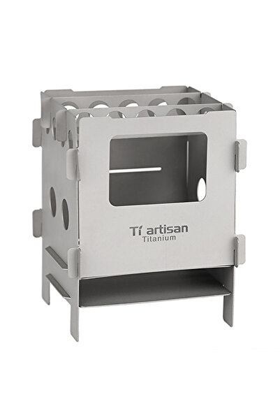 Choice نوع كما هو موضح موقد حرق الخشب التيتانيوم القابل للطي المحمول للتخييم ...