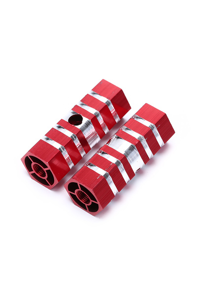 Choice دواسات دراجة هوائية حمراء قطعتين، محاور دواسات دراجة من سبائك الألومني...