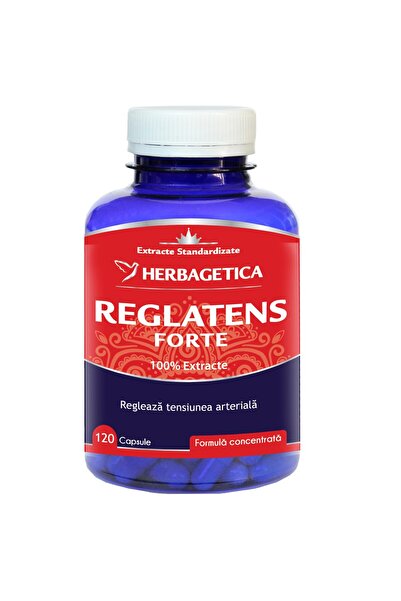 herbagetica Reglatens Forte Supliment alimentar, 120 capsule