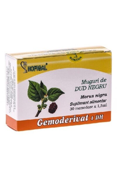 Hofigal Derivativ gemo-derivat din muguri de dud negru, 30 de doze individuale, Hofigal1179