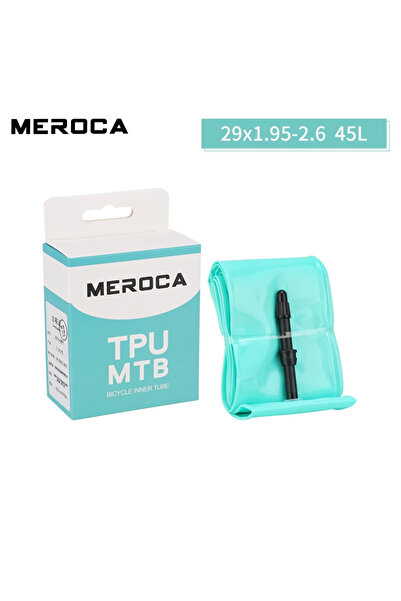 Choice أنبوب داخلي خفيف الوزن للدراجات الجبلية من بريستا فالف 45 لترًا 29X1.95-2.6 MEROCA مصنوع من مادة TPU مقاس 26/27.5/29 بوصة