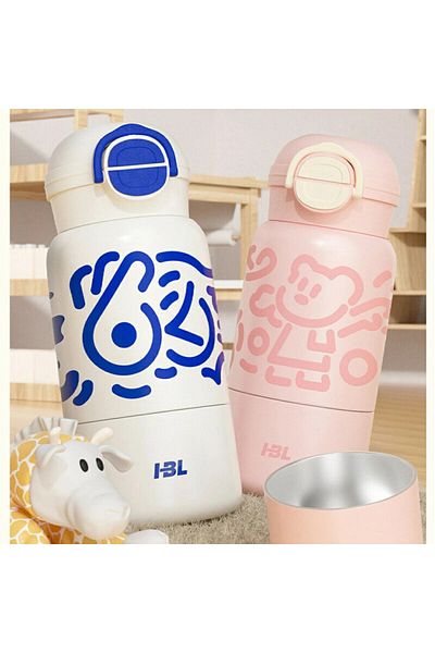 Techsuit Thermal Bottle for Kids, Metallic Water Bottle 520ml, THM8
