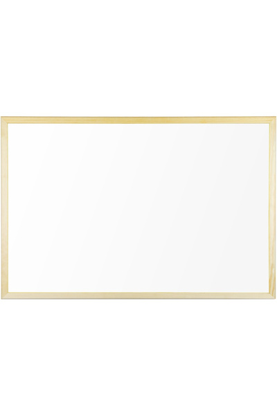 Bi-silque Whiteboard cu ramă din lemn 90 x 60 cm