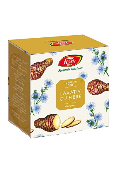 Fares Supliment alimentar laxativ cu fibre, 15 pliculețe