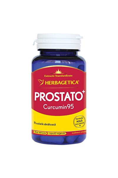 herbagetica Supliment alimentar Prostato + Curcumin 95 Herbagetica, 60 capsule