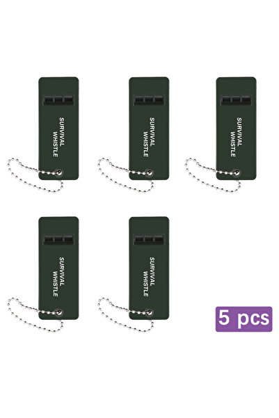 Choice 5 قطع 2/5 قطع صافرة بقاء ذات 3 ترددات عالية ديسيبل للاستخدام في الهواء...