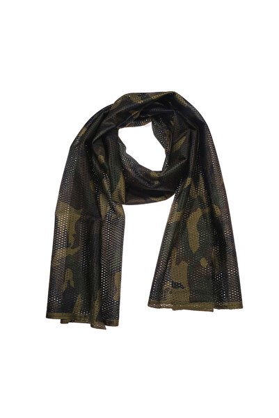 Choice وشاح تمويه كبير من الشجيرات السفلية، وشاح شبكي للوجه، وشاح لركوب الدرا...