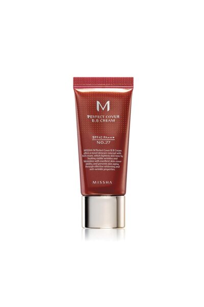 Missha High Coverage BB Cream, SPF42/PA+++, Missha, 20 ml - No.27/Honey Beige