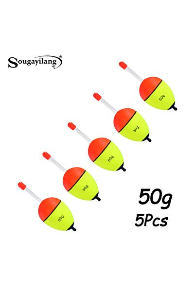 Choice 50 جرام 5 قطع Sougayilang 5 قطع عوامة صيد ضوء ليلي مع شريط مزدوج EVA ع...
