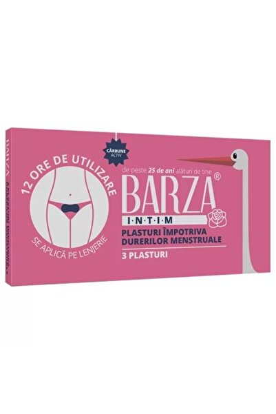 Barza Plasturi menstruali, Barza, 3 bucăți