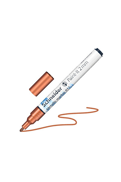 SCHNEIDER Marker cu vopsea metalizata, varf 2 mm, Paint-It 011 Metallic, 8 cu...