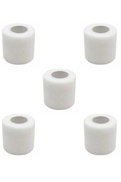 wicromed COBAN BANDAJI kendinden yapışkanlı 5 CM X4.5 MT BEYAZ 5 ADET