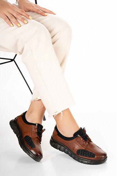 REALMİNE 4204- Special for Thumb Bone Protrusion - Full Orthopedic - 100% Genuine Leather - Women's Shoes