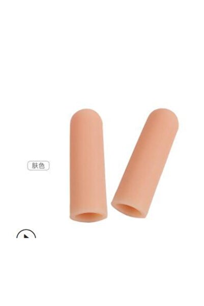 Choice لون البشرة، قطعتان من جل السيليكون، أنبوب إصبع القدم الصغير، مسامير ال...