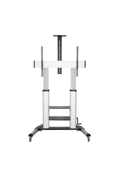 Skilltech عربة تلفزيون SH 999CR من الألومنيوم مزودة بمقبض لشاشات من 60 إلى 10...