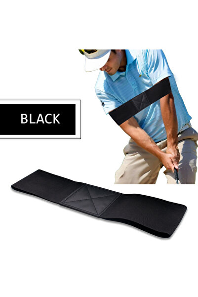 Choice black 1PC Professional Elastic Golf Swing Trainer Arm Band, Golf Swing Gesture Corrector For Men Wom