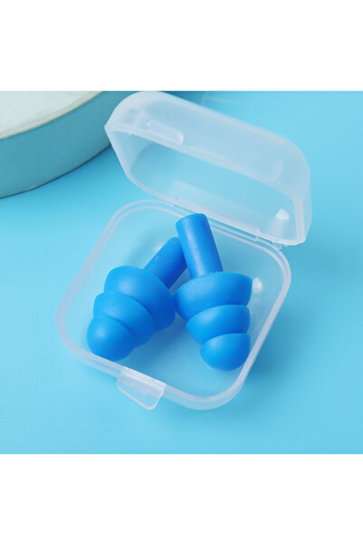 Choice زوج واحد من سدادات الأذن الناعمة المصنوعة من السيليكون الأزرق، سدادات ...