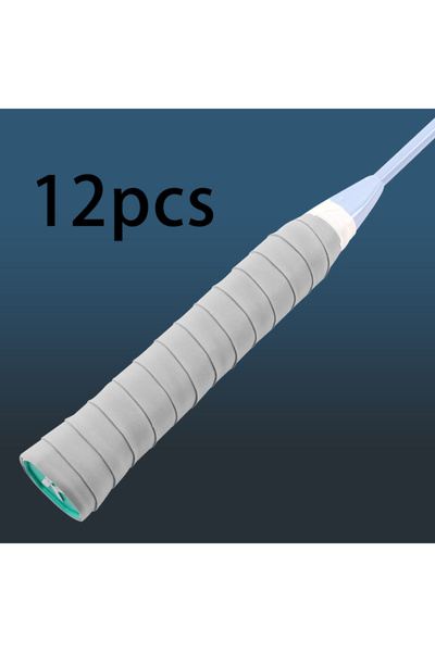 Choice عصابة رأس مسطحة مضادة للانزلاق من Grey12 قطعة للريشة الطائرة/التنس، مع...