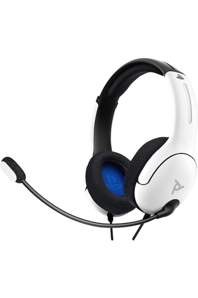 Pdp Ακουστικά Gaming LVL 40 με ενσύρματο στερεοφωνικό λευκό για PS4 και PS5