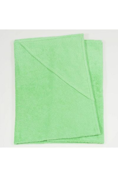 liloo Large cotton hooded towel - green