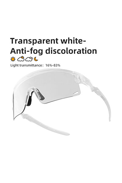 ROCKBROS 14110023002 New Cycling Glasses Ultralight Photochromic Anti-Fog Cyc...
