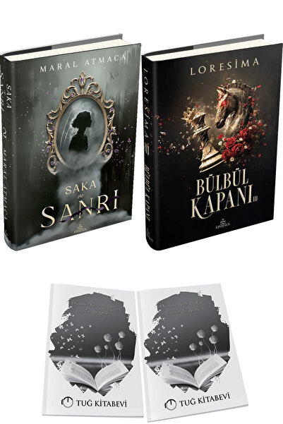 Ephesus Yayınları Saka ve Sanrı 2 Ciltli ve Bülbül Kapanı 3 Ciltli + Hediyeli