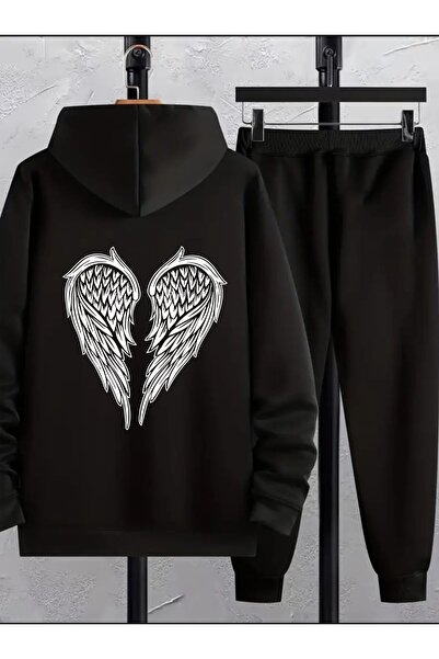 FAEL LİFE SET DE PANTALON DE TRANSPORT OVERSIZED PENTRU FEMEI / FATA CU IMPRI...