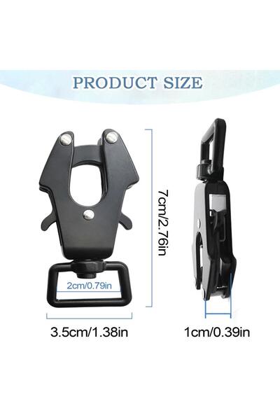 Choice مشبك ربط طوق مقود الكلاب 20 مم، مشبك دوار على شكل ضفدع، مشبك سريع الفت...