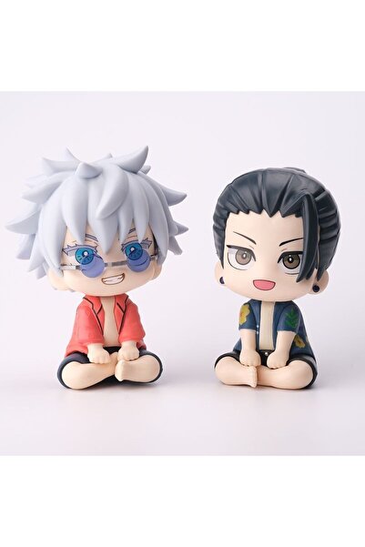BANDAI 2pcs 10cm Jujutsu Kaisen Figure Suguru Geto & Gojo Satoru Action Figures Anime Model Statue Collecti
