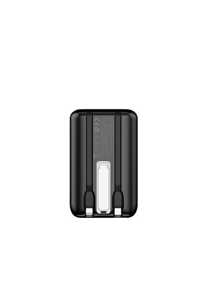 Lapas LP-PW004 Akıllı Saat Kablosuz Şarj Özellikli Wireless Powerbank 10000mAh 15W Siyah