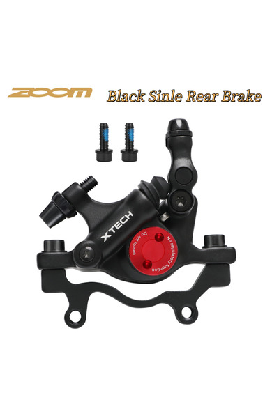 Choice7 Black rear ZOOM XTECH HB100 MTB Hydraulic Disc Brake Calipers Front R...