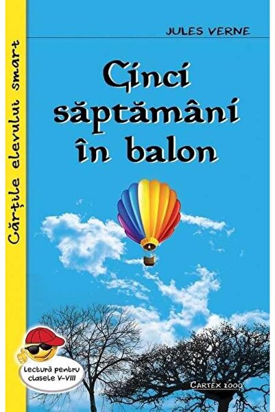 Editura Cartex Cinci saptamani in balon, Jules Verne