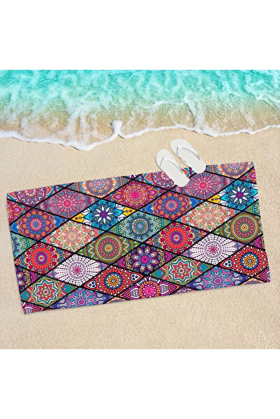 Choice 70x140cm Bohemian ultra-fine fiber outdoor skiing quick drying towel, ...