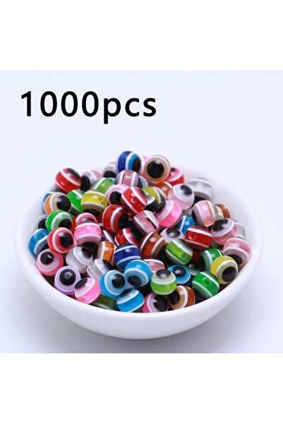 Choice مجموعة محاكاة صيد السمك 6 مم 1000 قطعة، خرز صيد مضاد للانزلاق، معدات ص...