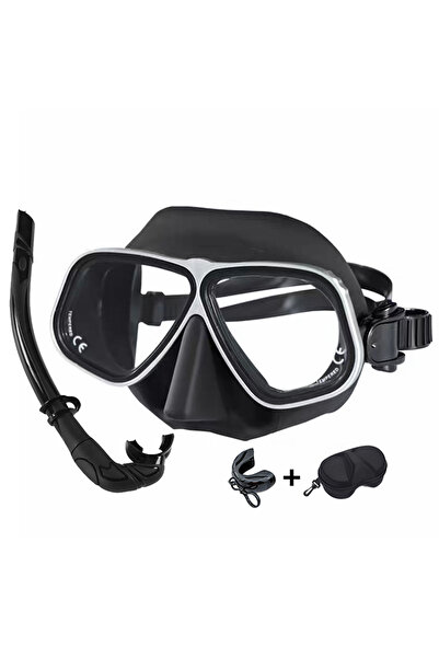 Choice Silver Suit 4pcs Professional Wet Low Volume Freediving Mask, Aluminum...