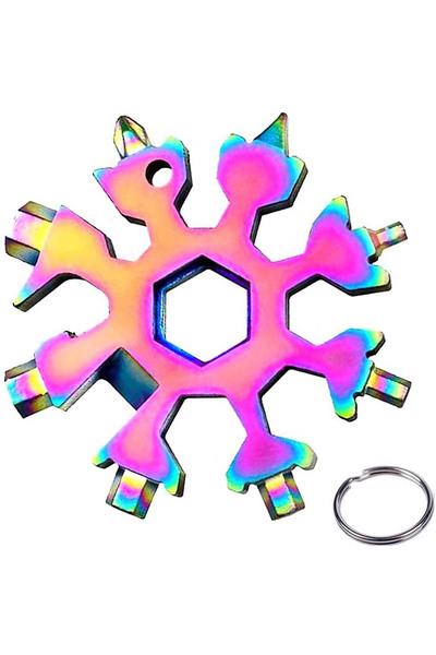 Choice أداة متعددة الاستخدامات 18 في 1 من ندفة الثلج للتخييم في الهواء الطلق ...