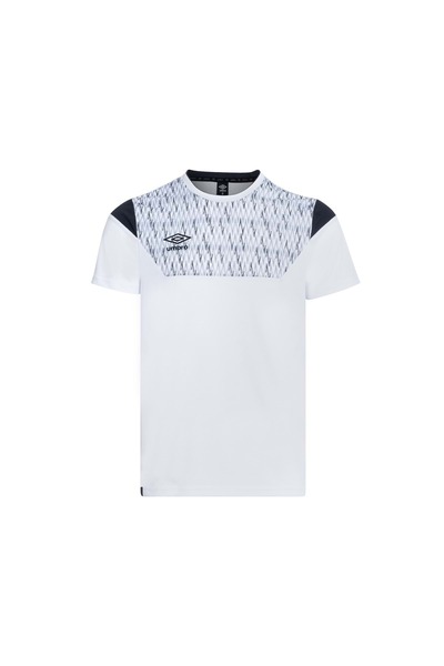 UMBRO Dlamond Training T-Shirt B.Neck White