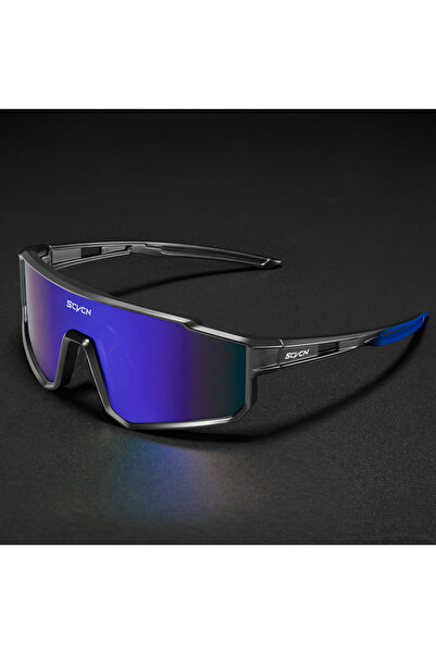 Choice نظارة شمسية لركوب الدراجات في الهواء الطلق SCVCN DZ-S1614-B-02 بعدسة و...
