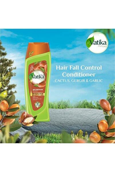 Vatika Moroccan Argan Anti-Breakage Shampoo 2x400ml | With Oils | For Dry, Unmanageable Hair