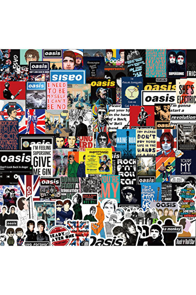 Choice3 C-100PCS 100/50PCS ملصقات جرافيتي لفرقة الروك البريطانية أواسيس للدرا...