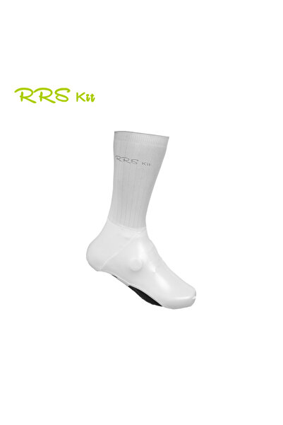 Choice غطاء حماية للأحذية مقاوم للرياح والماء من Rrskit باللون الأبيض، خفيف الوزن، مطاطي مرن عالي الجودة