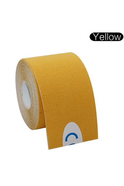 Choice Yellow Stonego Kinesiology Tape 6 Colors 5cm x 5M Athletic Elastic Cotton Adhesive for Sports Recove