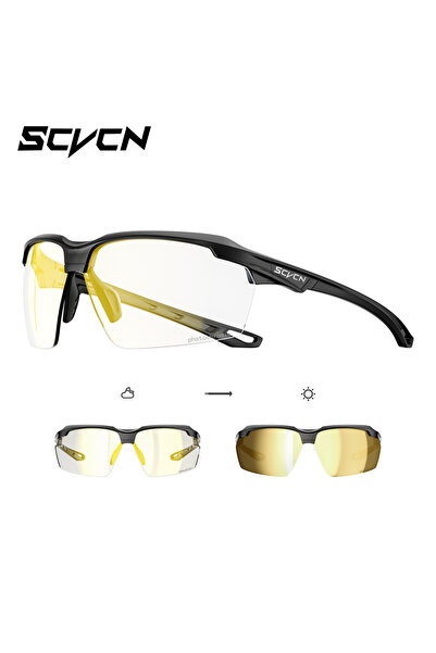 Choice ColorPhotochromic-01 SCVCN نظارات شمسية ملونة فوتوكرومية لركوب الدراجا...