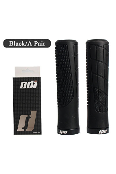 Choice مقبض دراجة ODI أسود اللون، مناسب للدراجات الجبلية ودراجات BMX، مانع لل...