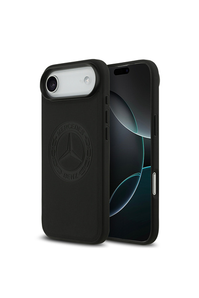 Mercedes Benz Husă iPhone 17 Air Licențiată Mercedes Benz M-safe Şarj piele n...